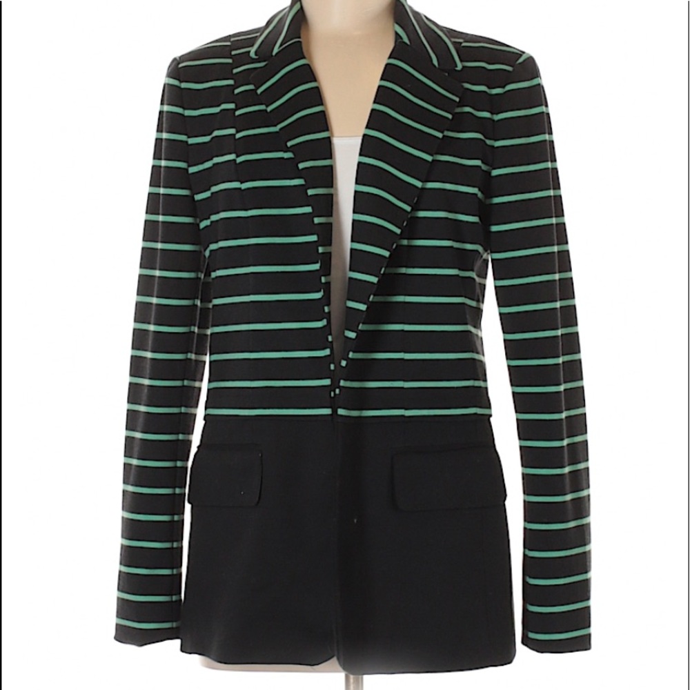 Grace Elements striped blazer size 8